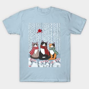 The Winter Cats! T-Shirt